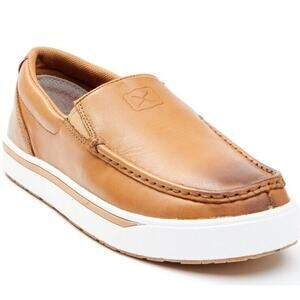 Twisted X Casual Shoes Mens Size 10 Risk Husk Outsole Elastic Brown MCA0048